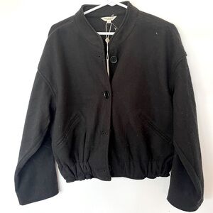 NWT Max Studio brushed bomber jacket